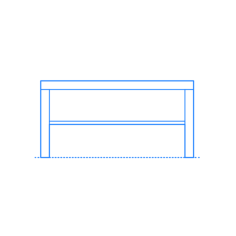 Furniture Tv Stand Ikea Lack Tv Unit Tall Outline Svg File, Free Vectors File